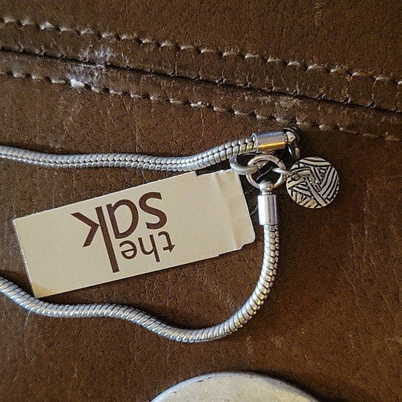 The Sak Silver Black Pendant Necklace - Picture 3 of 3